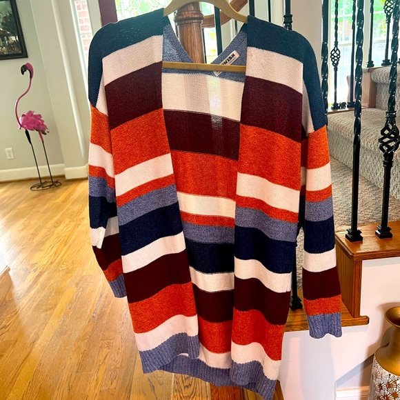 Striped Multicolor Sweater - Picture 1 of 3